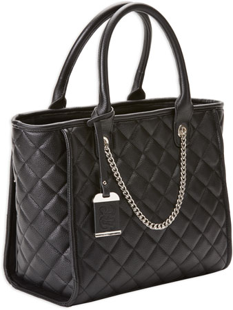 Bulldog BDP058 Tote Purse w/Holster Black Nylon Most Sm Pistols  &  Revolvers Ambidextrous Hand