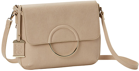 Bulldog BDP071 Hobo Purse w/Holster Blush PU Leather Most Sm Pistols  &  Revolvers Ambidextrous Hand