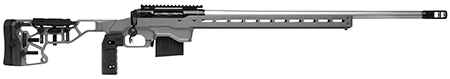 Savage Arms 57562 110 Elite Precision 338 Lapua Mag 5+1 30" Matte Stainless, Matte Black Rec, Gray Cerakote Adjustable MDT ACC Aluminum Chassis Stock (MB Not Included)