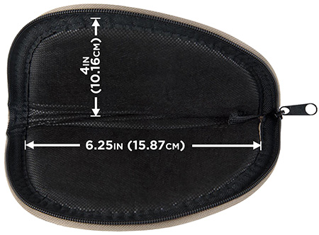 Allen 728 Pistol Case  8" Long Green Earth Tone Holds Handgun Endura