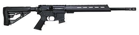 Alexander Arms RST17 Standard  17 HMR  10+1 18" Fluted Barrel, Black Hard Coat Anodized Metal Finish, EFX Black Stock, Optics Ready