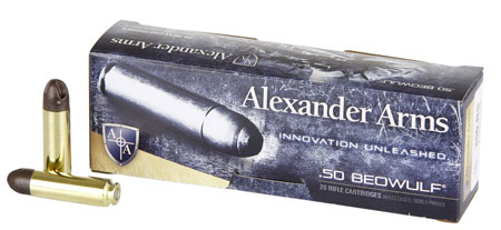 Alexander Arms AB200ARXBX PolyCase Inceptor ARX  50Beowulf 200gr Inceptor ARX 20 Per Box/10 Case