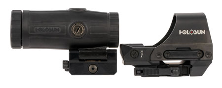 Holosun HS510CHM3X 510  &  HM3X Combo Kit Black Anodized 1x/3x, 2 MOA Red Dot/65 MOA Circle Reticle