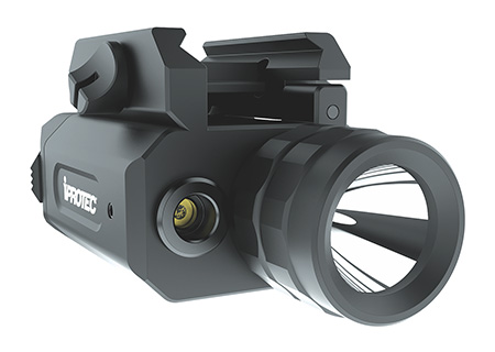 iProtec 6567 RM230LSG Rail-Mount Firearm Light  &  Laser  Black Anodized 46/230 Lumens White Light Cree LED Green Laser