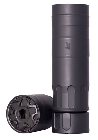 RUGGED SUPPRESSOR MIC01762 Micro30  7.62mm 1.50" Black Cerakote 17-4 Stainless Steel 5/8"-24 tpi