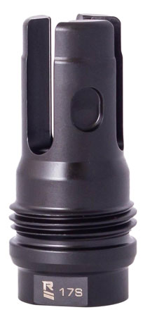 Rugged Suppressor FH004 R3L Flash Mitigation System Black with 5/8"-24 tpi Threads  &  2.15" OAL for 7.62mm FN SCAR17
