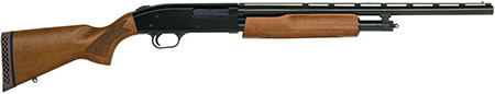 Mossberg 57110 505 Bantam Youth 20 Gauge Pump 3" 4+1 20" Blued Vent Rib Barrel, Blued Steel Receiver, Fixed Hardwood Stock, Right Hand, Accu-Set Choke