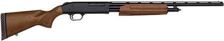 Mossberg 57120 505 Bantam Youth 410 Gauge Pump 3" 4+1 20" Blued Steel Vent Rib Barrel, Blued Steel Receiver, Fixed Hardwood Stock, Right Hand, Modified Choke