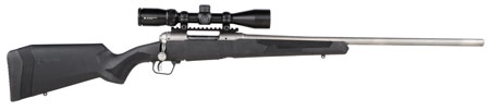 Savage Arms 57596 110 Apex Storm XP 6.5 PRC 2+1 24", Matte Stainless Metal, Synthetic Stock, Vortex Crossfire II 3-9x40mm Scope