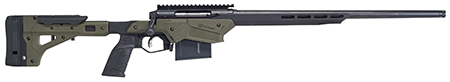 Savage Arms 57552 Axis II Precision 6.5 Creedmoor 10+1 22", Matte Black Barrel/Rec, OD Green Adjustable MDT Aluminum Chassis, Polymer Grip
