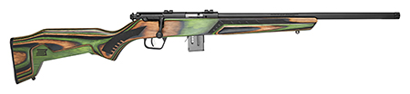 Savage Arms 91936 93 Minimalist Full Size 22 WMR 10+1 18" Matte Black Threaded Barrel, Matte Black Drilled  &  Tapped Carbon Steel Receiver, OD Green Boyd's Minimalist Laminate Stock, Right Hand