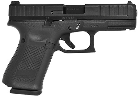 Glock UA4450101 G44 Gen5 Compact 22 LR 10+1 4.02" Black GMB Barrel, Matte Black Serrated Slide, Black Polymer Frame w/Picatinny Rail, Black Textured w/Interchangeable Backstrap Grip, Ambidextrous