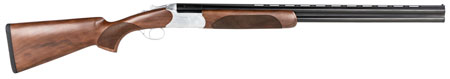 CZ-USA 06478 Redhead Premier  16 Gauge 2.75" 2rd 28" Gloss Black Chrome Barrel, Silver Satin Chrome Metal Finish, Walnut Stock Includes IC  &  M Chokes
