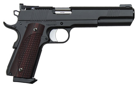 Dan Wesson 01840 Bruin  10mm Auto 8+1 6.03" Stainless Steel Barrel, Black Duty Serrated Stainless Steel Slide  &  Frame w/Beavertail, Brown G10 Grip, Ambidextrous