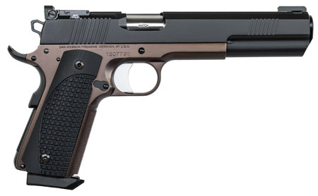Dan Wesson 01841 Bruin  10mm Auto 8+1 6.03" Stainless Steel Barrel, Black Duty Serrated Stainless Steel Slide, Bronze Stainless Steel Frame w/Beavertail, Brown G10 Grip, Ambidextrous