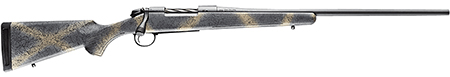 Bergara Rifles B14S112 B-14 Wilderness Hunter 6.5 Creedmoor 4+1 22", Sniper Gray Cerakote Barrel/Rec, SoftTouch Woodland Camo Synthetic Stock