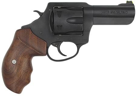 Charter Arms 63526 Professional  357 Mag 6 Shot 3" Black Nitride Steel Barrel  &  Cylinder, Black Nitride Stainless Steel Frame, Black Finger Grooved Rubber Grip, Exposed Hammer