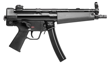 HK 81000477 SP5  9mm Luger 30+1 8.86" Black Steel Barrel, Black Aluminum Receiver, Black Polymer Grips
