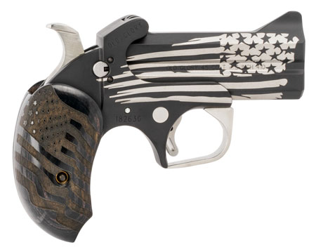 Bond Arms BAOG Old Glory 45 Colt/410 Gauge 2rd Shot 3.50" Black Ash w/Integrated Star Grips Right Hand
