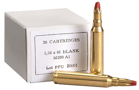 PPU PPB556A1 Blank Ammo  5.56x45mmNATO 20 Per Box/100 Case