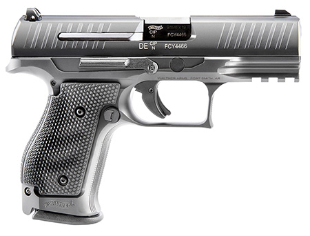 Walther Arms 2830019 PPQ M2 Q4 9mm Luger 15+1, 4" Black Steel Barrel, Matte Black Tenifer Serrated Steel Slide, Black Steel Frame w/Beavertail  &  Picatinny Rail, Black Polymer Grip, 3 Auto Safety