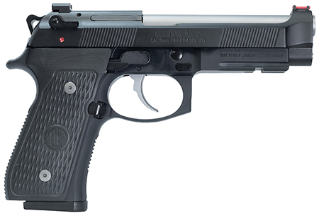 Langdon Tactical Tech LTT-92E-FSTJ 92 Elite LTT  9mm Luger Caliber with 4.70" Barrel, 15+1 Capacity, Overall Black Finish Steel, Picatinny Rail Frame, Serrated Slide, VZ/LTT G10 Grip  &  Trigger Job