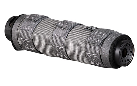 SilencerCo AC1981 High Temp Suppressor Cover 6" Gray Nylon