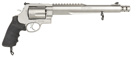 Smith  &  Wesson 170231 Model 500 Performance Center  500 S&W Mag Stainless Steel  10.50" Barrel With Muzzle Brake/Picatinny Rail, 5rd  Cylinder  &  X-Frame, Chromed Hammer  &  Trigger With Stop
