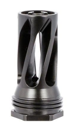 Huxwrx 1677 QD 556 Flash Hider Black with 1/2"-28 tpi Threads,  2.30" OAL  &  1.20" Diameter for 5.56x45mm NATO AR-Platform