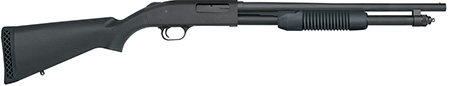 Mossberg 50698 590 Persuader 20 Gauge 6+1 3" 18.50" Cylinder Bore Barrel, Matte Blued Metal Finish, Drilled  &  Tapped Receiver, Synthetic Stock