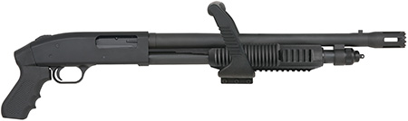 Mossberg 50692 590 Chainsaw 12 Gauge 5+1 3" 18.50" Stand-Off Barrel, Matte Blued Metal Finish, Synthetic Pistol Grip Stock, Railed Forend, Removeable Top Handle