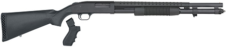 Mossberg 50694 590 Persuader 12 Gauge 3" 8+1 20" Cylinder Bore Heat-Shield Barrel Matte Blued Rec Black Synthetic Stock Includes Pistol Grip