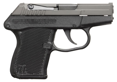 Kel-Tec P32BBLK P-32  32 ACP Caliber with 2.68" Barrel, 7+1 Capacity, Blued Finish Aluminum Frame, Serrated Blued Steel Slide  &  Black Polymer Grip