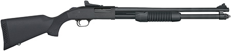 Mossberg 50699 590 Persuader 20 Gauge 8+1 3" 20" Cylinder Bore Barrel, Matte Blued Metal Finish, Drilled  &  Tapped Receiver, Ghost Ring Sight, Synthetic Stock