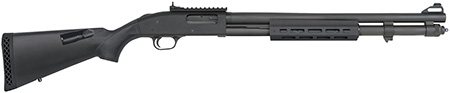 Mossberg 50768 590A1 Tactical 12 Gauge 3" 8+1 20" Cylinder Bore Barrel Black Rec with XS Ghost Ring Sights Black Fixed with Storage Compartment Stock Right Hand Includes M-LOK Handguard
