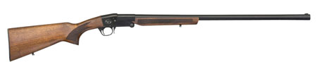Charles Daly 930236 101  Full Size 410 Bore Break Open 3" 1rd 26" Black Steel Single Shot Barrel  &  Receiver, Fixed Walnut Stock, Beretta/Benelli Mobil Choke System