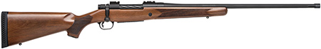 Mossberg 28130 Patriot  Full Size 7mm Rem 3+1 24" Matte Blued Fluted Threaded Barrel, Drilled  &  Tapped Matte Blued Stainless Steel Receiver, Walnut Fixed Stock, Right Hand