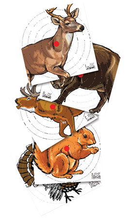 Umarex 2218076 Paper Targets  Animals, Hanging Heavy Paper, Air Rifle Multi-Color 100