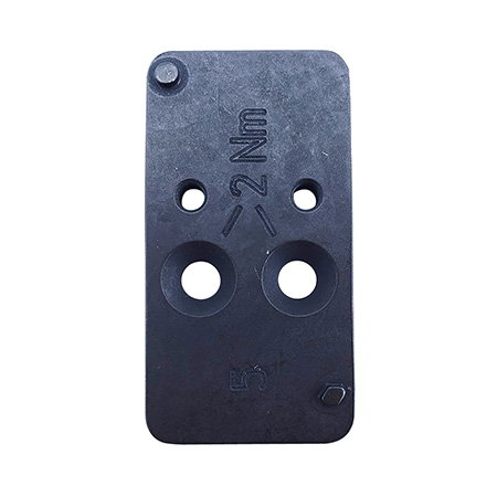 HK 50254265 Optic Plate #5 Black Steel, Fits HK VP9 OR Burris/Vortex Pattern Footprint Mount