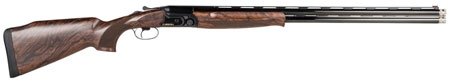 F.A.I.R. FRDC432028 Carrera Giovane Full Size 20 Gauge Break Open 3" 2rd 28" Black Over/Under Vent Rib Barrel, Black Stainless Steel Receiver, Monte Carlo Opta Wood Stock, Right Hand