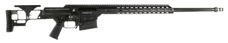 Barrett 18502 MRAD  338 Lapua Mag 26" 10+1 Black Cerakote Black Fixed Adjustable Comb Stock Black Polymer Grip Right Hand