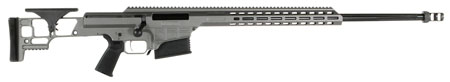 Barrett 18504 MRAD  338 Lapua Mag 26" 10+1 Tungsten Gray Cerakote Tungsten Gray Fixed Adjustable Comb Stock Black Polymer Grip Right Hand