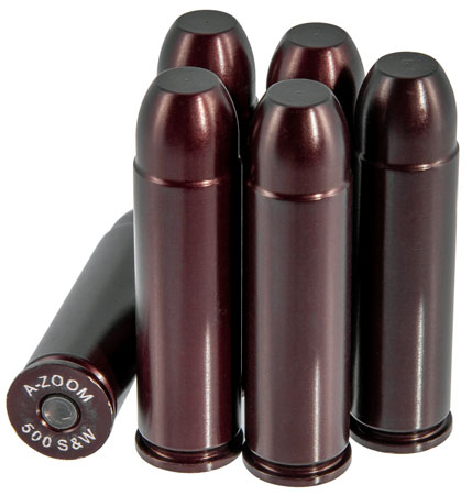 A-Zoom 16144 Revolver Snap Cap 500S&W Mag  6Pack