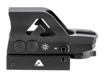 Aim Sports RT506C Full-Size Reflex Sight  Matte Black 1x34mm Red/Green Multi Reticle