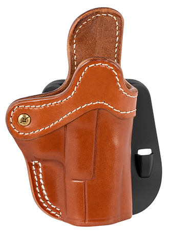 1791 Gunleather ORPDH21CBRR BH2.1 Optic Ready OWB Size 2.1 Classic Brown Leather Paddle Compatible w/Glock 17/S&W M & P Shield/Springfield XD Right Hand