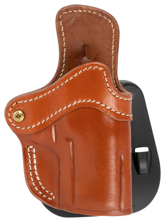 1791 Gunleather ORPDH24SCBRR BH2.4S Optic Ready OWB 2.4S Classic Brown Leather Paddle Fits FN 509/H & K VP9SK