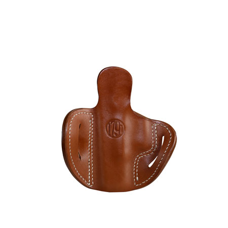 1791 Gunleather ORBH21CBRR BH2.1 Optic Ready OWB Size 2.1 Classic Brown Leather Belt Slide Compatible w/Glock 17/S&W M & P Shield/Springfield XD Right Hand