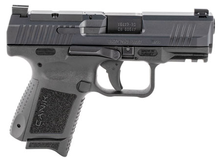 Canik HG5643N TP9 Elite Subcompact 9mm Luger 15+1/12+1, 3.60" Black Nitride Match Grade Barrel, Optic Ready/Serrated Steel Slide, Polymer Frame w/Picatinny Rail  &  Interchangeable Backstrap Grip