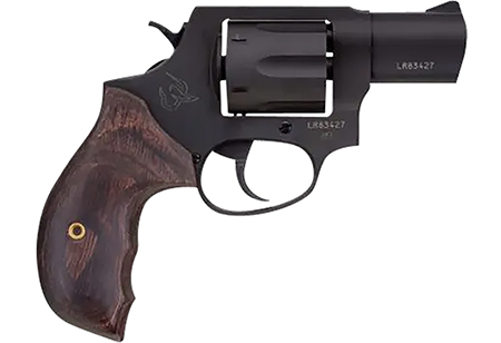 Taurus 2-856021SW 856  Small 38 Special +P 6 Shot 2" Matte Black Alloy Steel Barrel, Cylinder  &  Frame, Walnut Grip Transfer Bar Safety, Exposed Hammer
