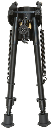 Allen 2188 Bozeman  Rifle Bipod Black Aluminum w/Sling Swivel Mount, Rubber Feet  &  9-13" Vertical Adjustment